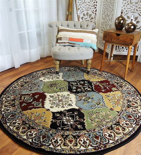 However, because they are low pile, we'd highly advise snagging a <b>rug</b> pad to place under for a little bit of cushion in high-traffic areas. . Round rugs walmart